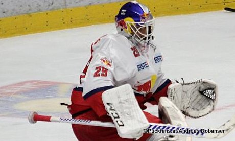 Bernhard Starkbaum #29. EC Red Bull Salzburg ©Puckfans.at/Andreas Robanser