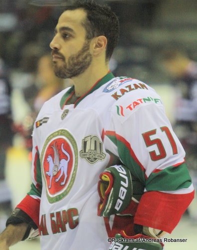 Justin Azevedo #51, Ak Bars Kazan KHL Season 2017 - 2018 ©Puckfans.at/Andreas Robanser