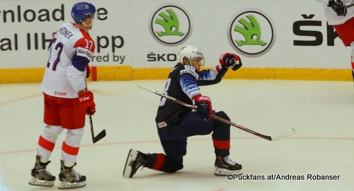 IIHF World Championship QF: USA - CZE Filip Hronek #17, Patrick Kane #88 Jyske Bank Boxen, Herning ©Puckfans.at/Andreas Robanser