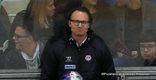 EC Red Bull Salzburg Head Coach Greg Poss EBEL Season 2017 - 2018 ©Puckfans.at/Andreas Robanser