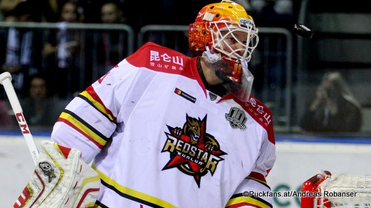 Magnus Hellberg, Kunlun Red Star KHL Season 2017 - 2018 ©Puckfans.at/Andreas Robanser