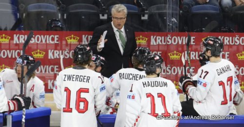 IIHF World Championship 2018 Team Austria, Head Coach Roger Bader  Royal Arena, Copenhagen ©Puckfans.at/Andreas Robanser