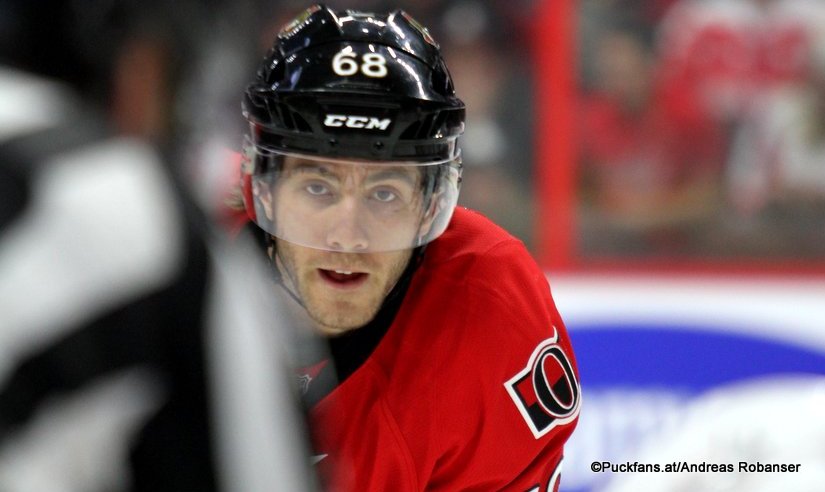 Mike Hoffman #68. Ottawa Senators Tire Centre, Ottawa ©Puckfans.at/Andreas Robanser