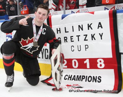 Hlinka Gretzky Cup 2018  Alexis Lafrenière #11 Rogers Place, Edmonton ©Puckfans.at/Andreas Robanser