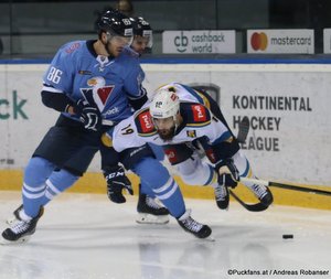 HC Slovan Bratislava - HC Sochi Éric Gélinas #86, Eric O'Dell #19 ©Puckfans.at/Andreas Robanser