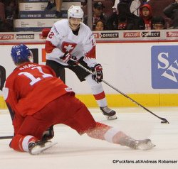 IIHF World Juniors CZE - SUI Filip Král #11, Jeremi Gerber #12 Rogers Place, Vancouver ©hockeyfans.ch/Andreas Robanser