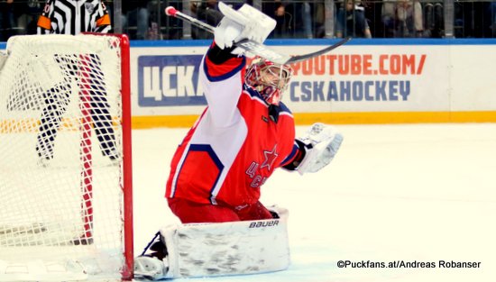 Ilya Sorokin #90, CSKA Moskau ©Puckfans.at/Andreas Robanser