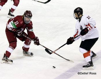 U20 World Championship Div 1A Rudolfs Polcs #11, Kilian Zundel #13 ©Detlef Ross