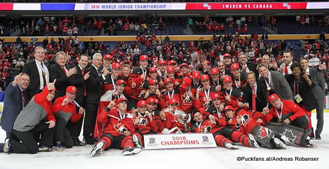 IIHF World Junior Championship 2018 Team Canada ©Puckfans.at/Andreas Robanser